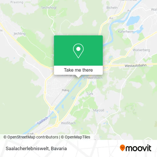 Карта Saalacherlebniswelt