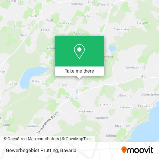 Gewerbegebiet Prutting map