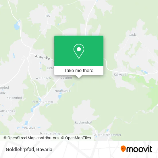 Карта Goldlehrpfad