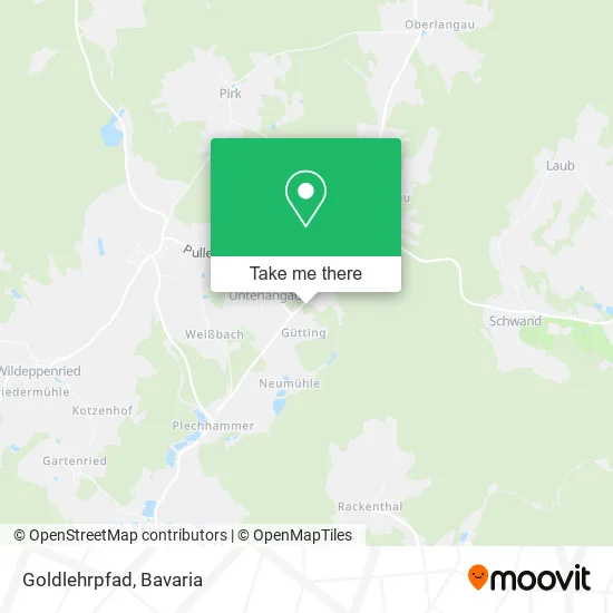 Карта Goldlehrpfad