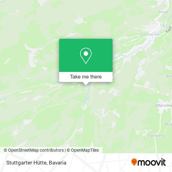 Stuttgarter Hütte map
