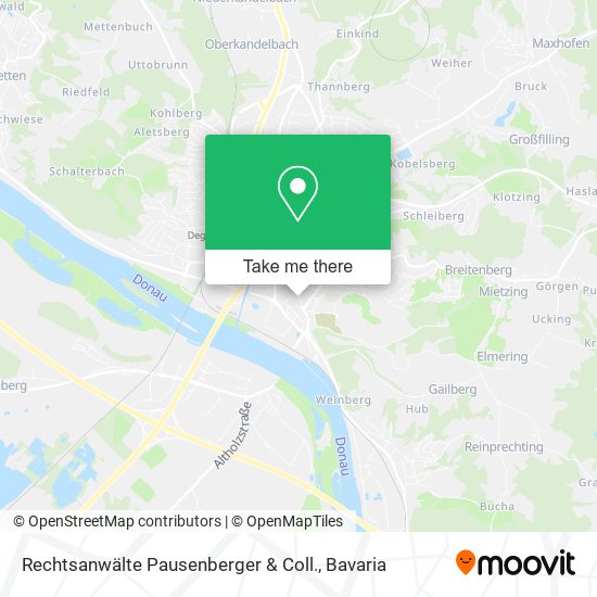 Rechtsanwälte Pausenberger & Coll. map