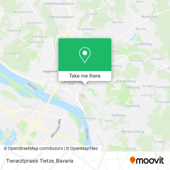 Карта Tierarztpraxis Tietze