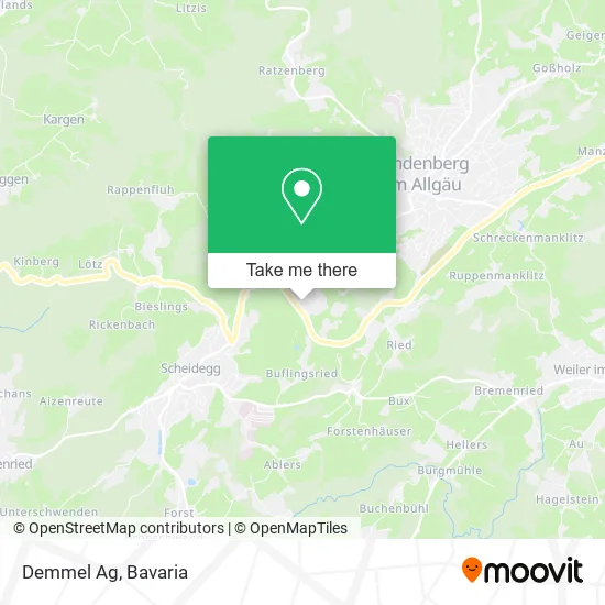 Карта Demmel Ag