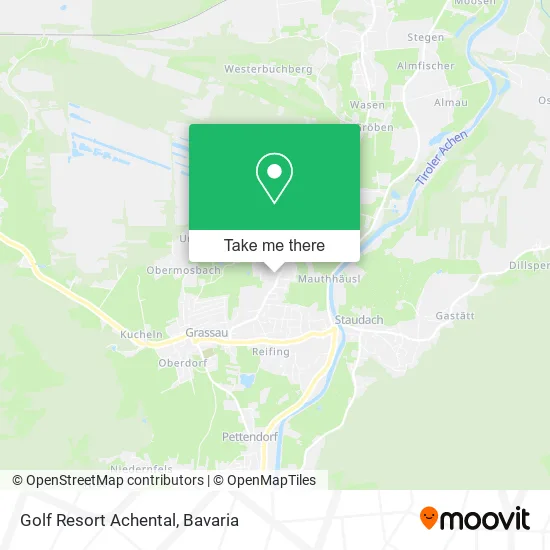 Карта Golf Resort Achental