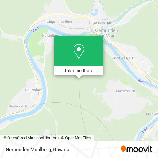 Карта Gemünden Mühlberg