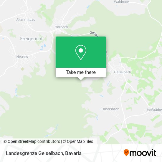 Landesgrenze Geiselbach map