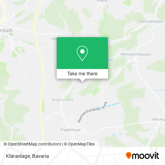 Карта Kläranlage