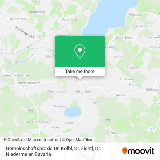 Gemeinschaftspraxis Dr. Kölbl, Dr. Fichtl, Dr. Niedermeier map