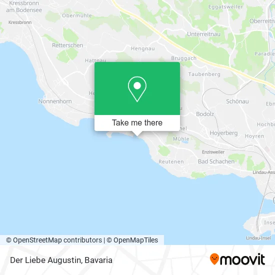 Der Liebe Augustin map