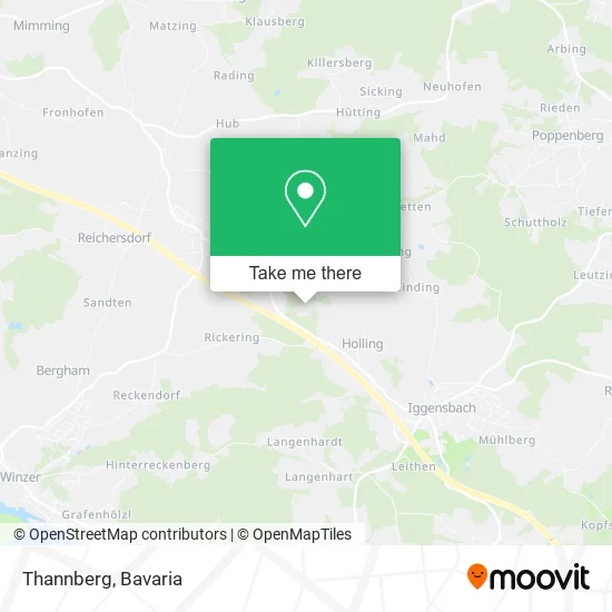 Карта Thannberg