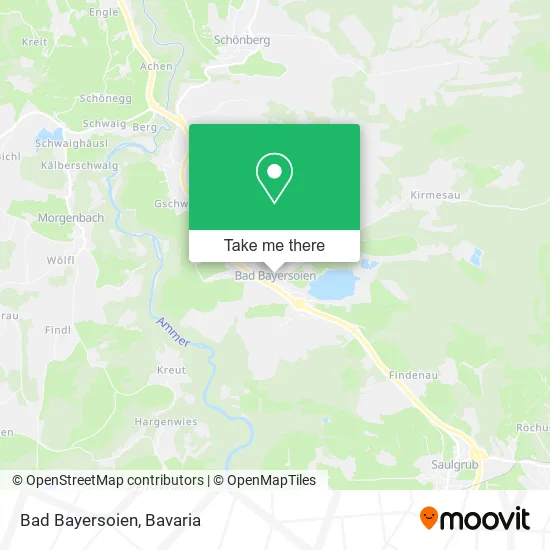 Карта Bad Bayersoien