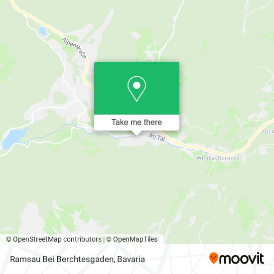 Ramsau Bei Berchtesgaden map