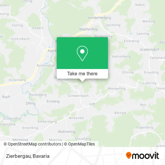 Карта Zierbergau