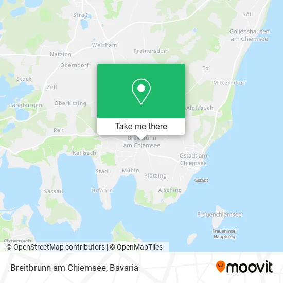 Карта Breitbrunn am Chiemsee