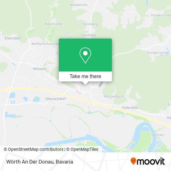 Wörth An Der Donau map