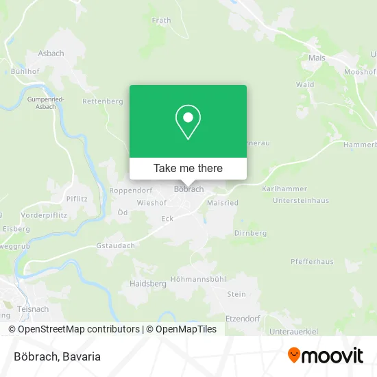 Карта Böbrach