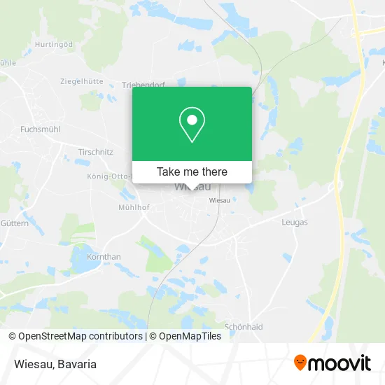 Карта Wiesau