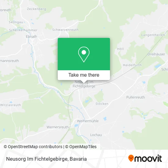 Карта Neusorg Im Fichtelgebirge