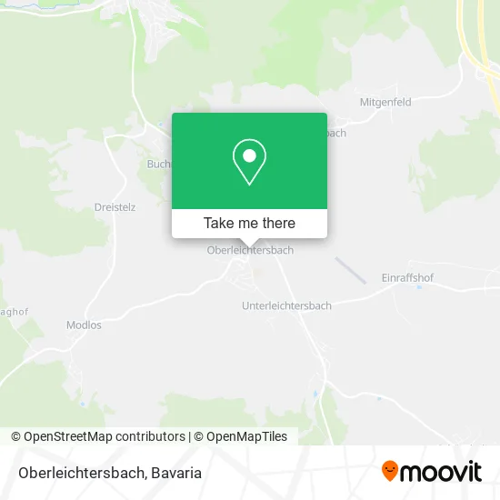 Карта Oberleichtersbach