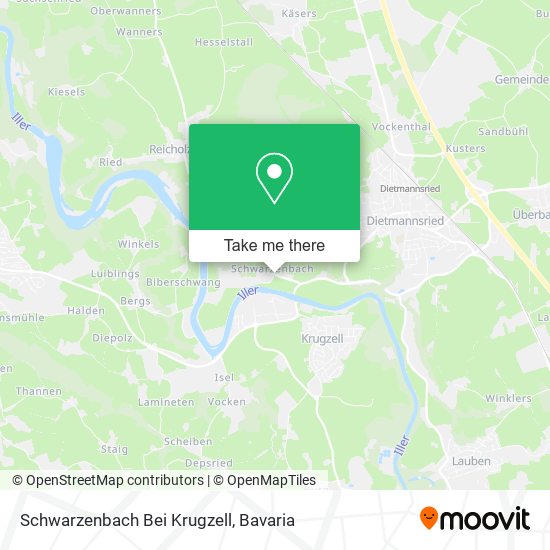 Schwarzenbach Bei Krugzell map