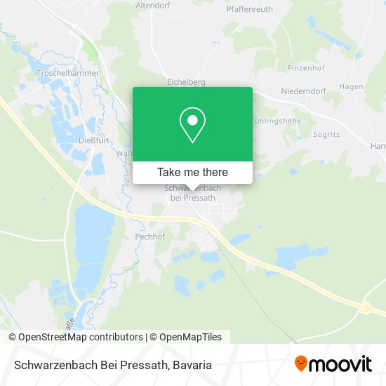 Schwarzenbach Bei Pressath map