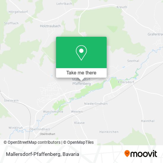 Mallersdorf-Pfaffenberg map