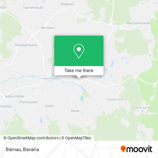 Карта Bärnau