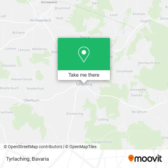 Карта Tyrlaching