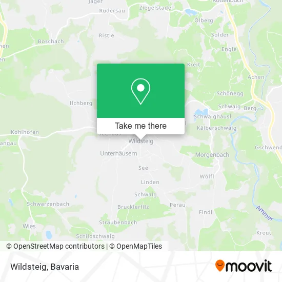 Карта Wildsteig