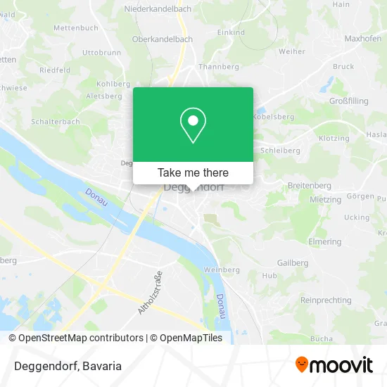 Карта Deggendorf