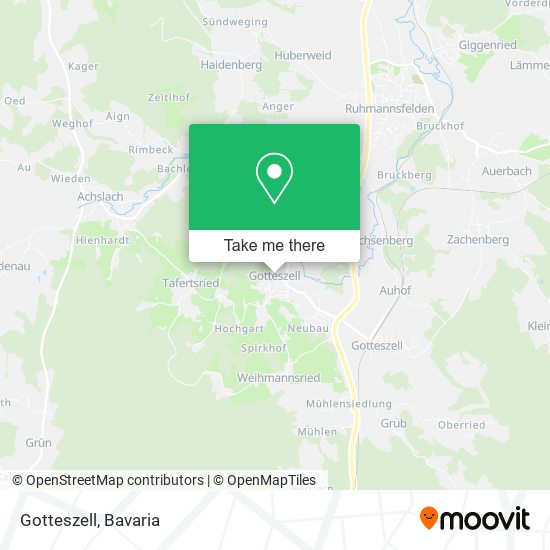 Gotteszell map