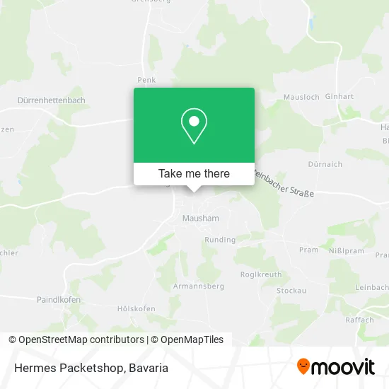 Карта Hermes Packetshop