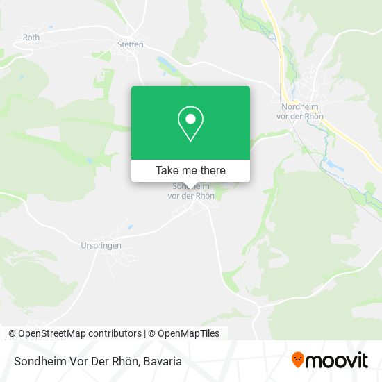 Sondheim Vor Der Rhön map