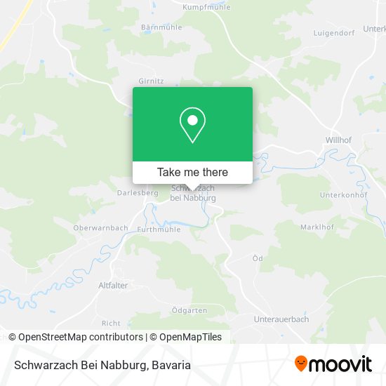 Schwarzach Bei Nabburg map