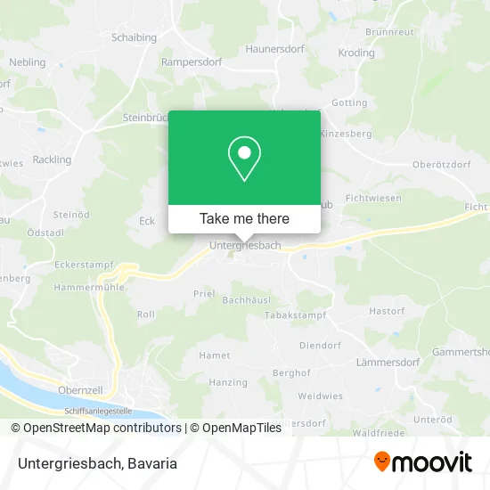 Карта Untergriesbach
