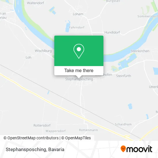 Карта Stephansposching