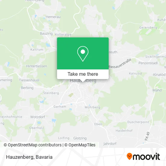 Карта Hauzenberg