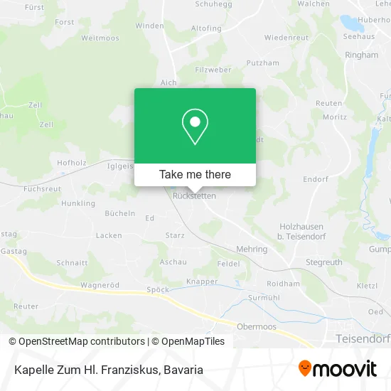 Карта Kapelle Zum Hl. Franziskus