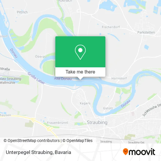 Карта Unterpegel Straubing