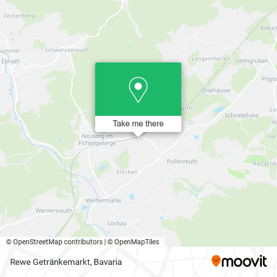 Карта Rewe Getränkemarkt