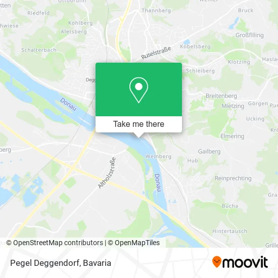 Карта Pegel Deggendorf