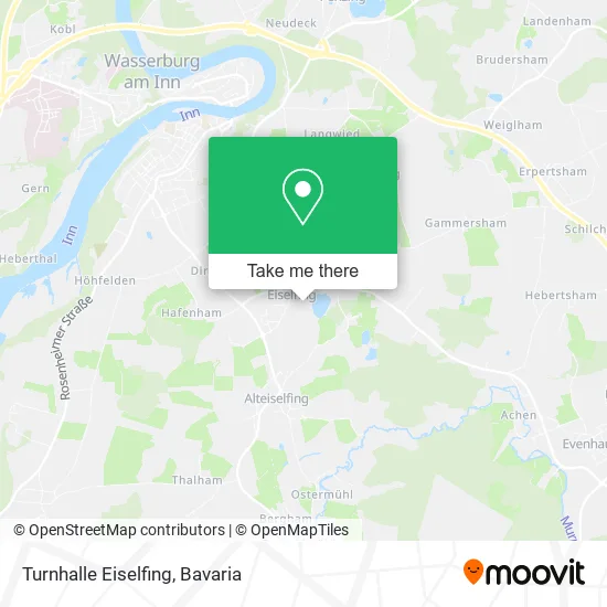 Карта Turnhalle Eiselfing