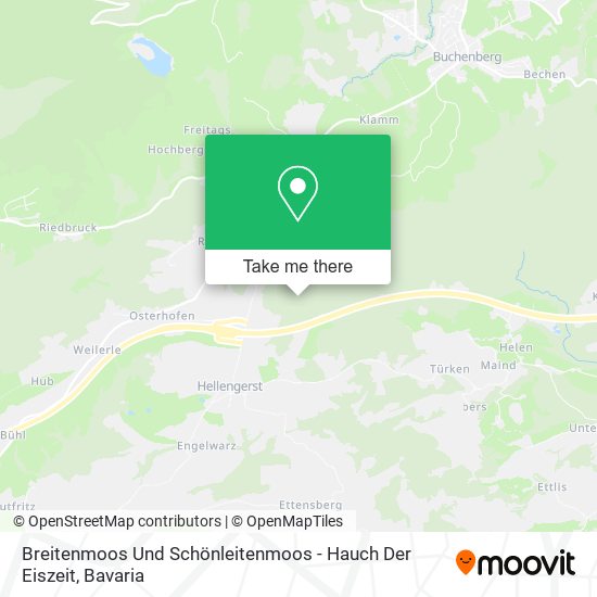 Breitenmoos Und Schönleitenmoos - Hauch Der Eiszeit map