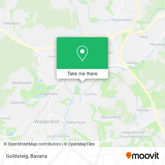 Карта Goldsteig