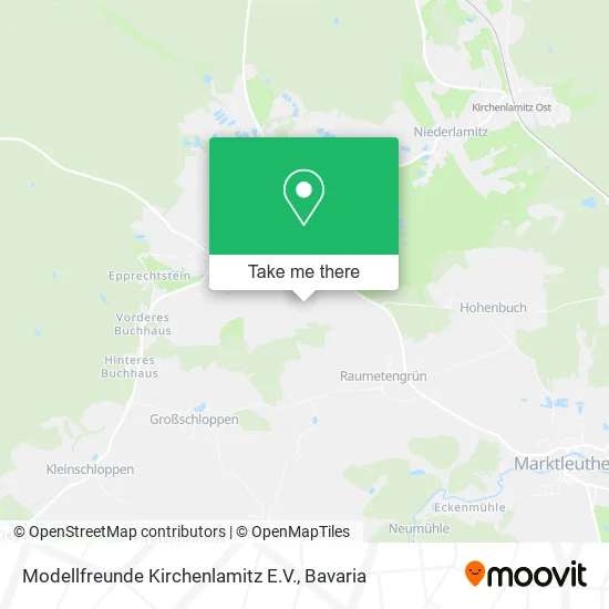 Карта Modellfreunde Kirchenlamitz E.V.