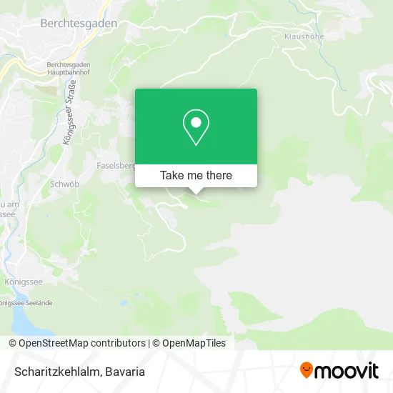 Карта Scharitzkehlalm
