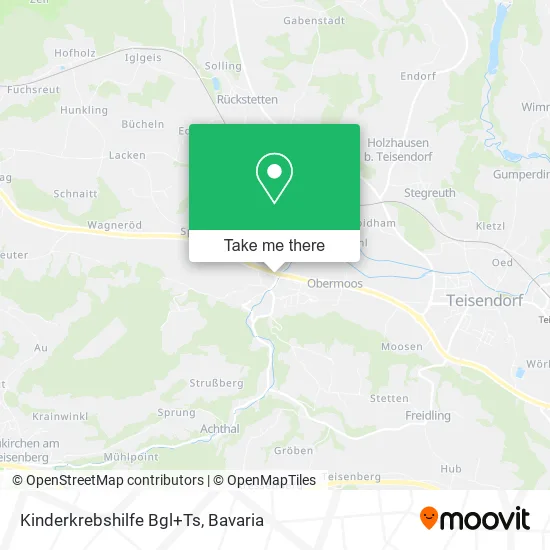 Карта Kinderkrebshilfe Bgl+Ts