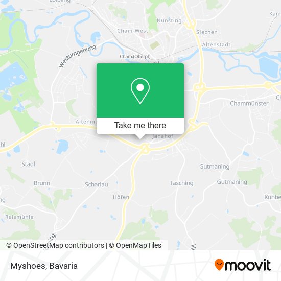 Myshoes map