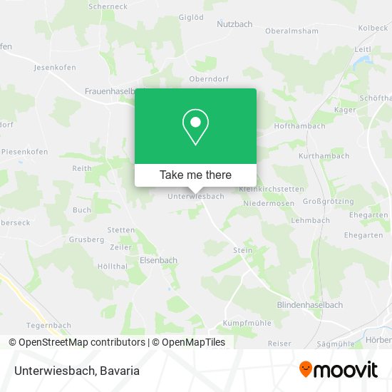 Карта Unterwiesbach